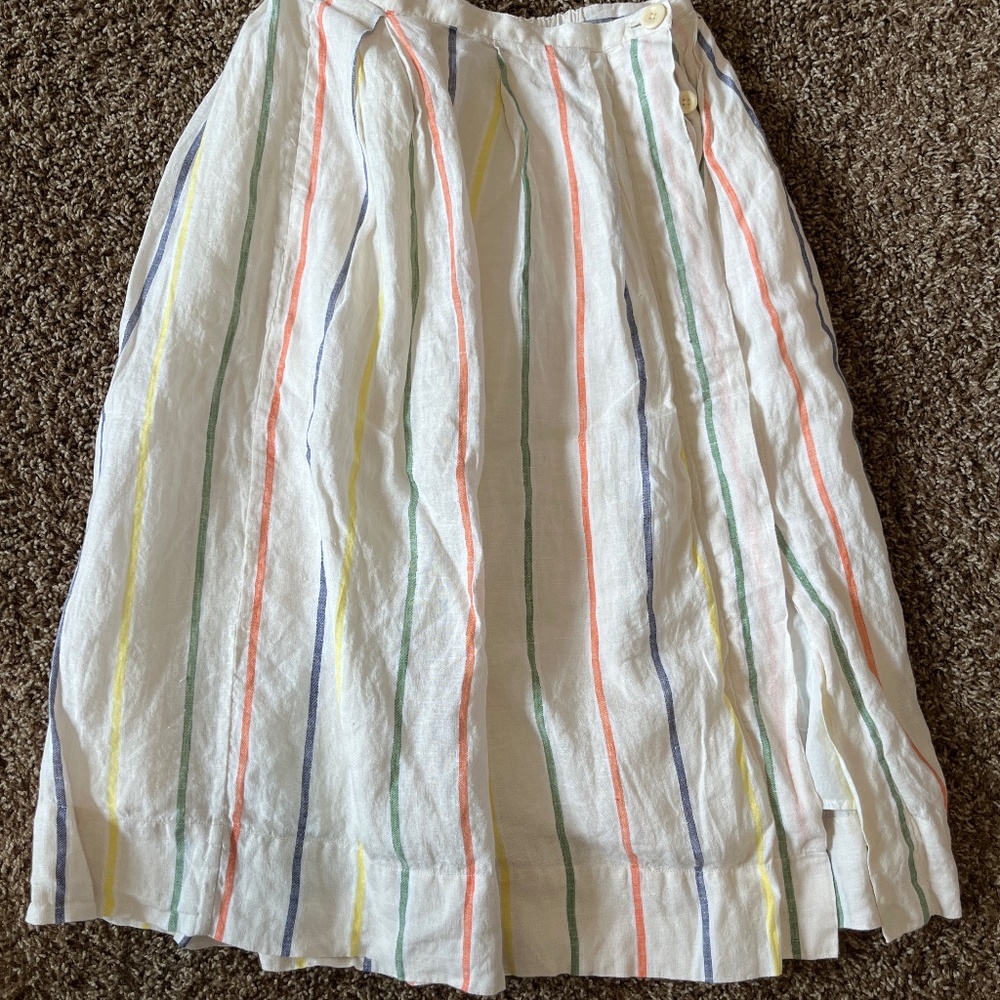 Alex Mill linen skirt size S
